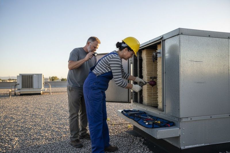 Local Swamp Cooler Repair pros at work